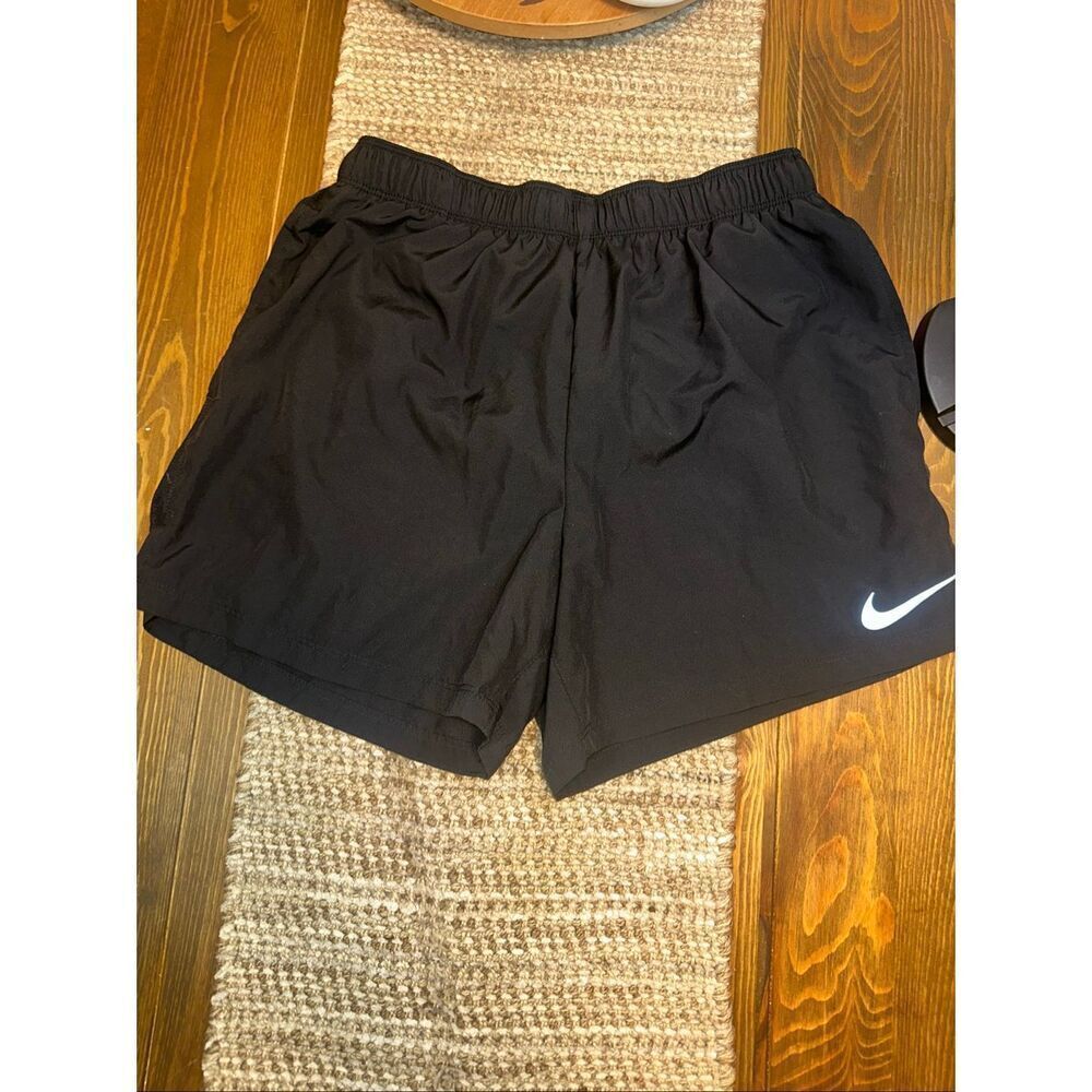 Nike Dri-FIT Black Lined Running Shorts women’s size Large